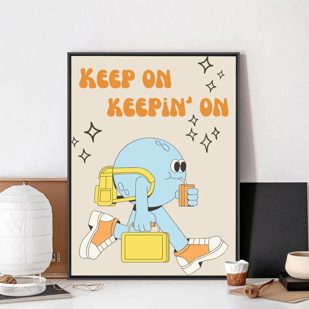 Optimistic Joyful Posters