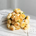 27 Head Rose Pink Peony Silk Artificial Flowers