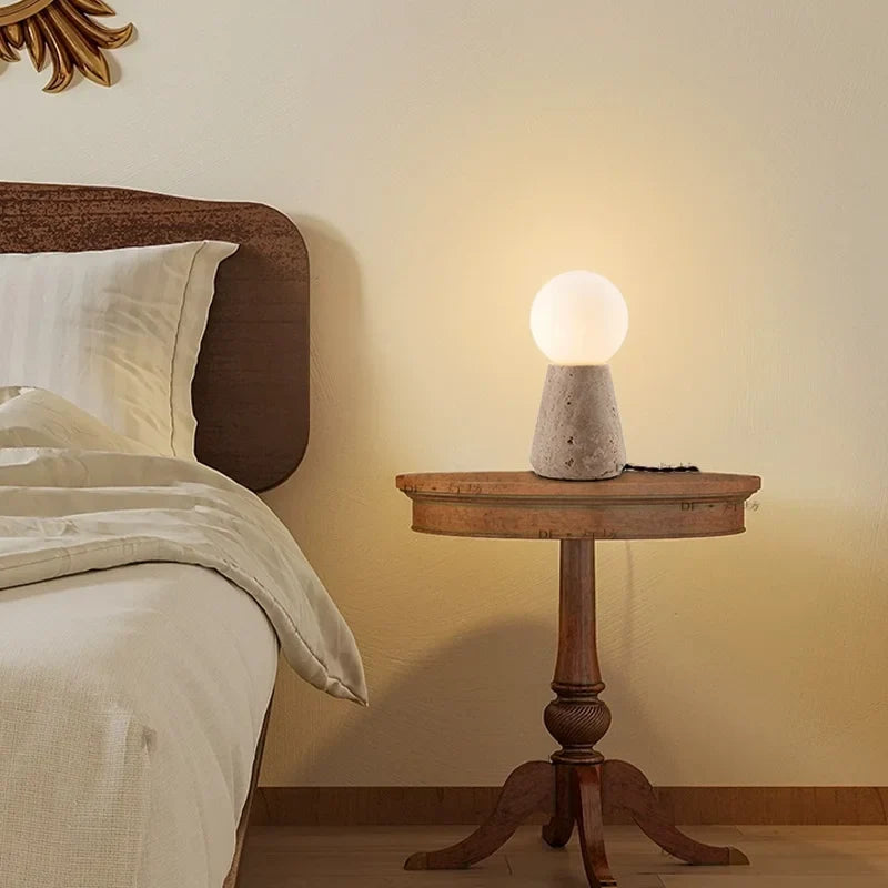 Ceramic Globe Table Lamp