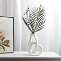 Abstract Interlinked Ceramic Vase