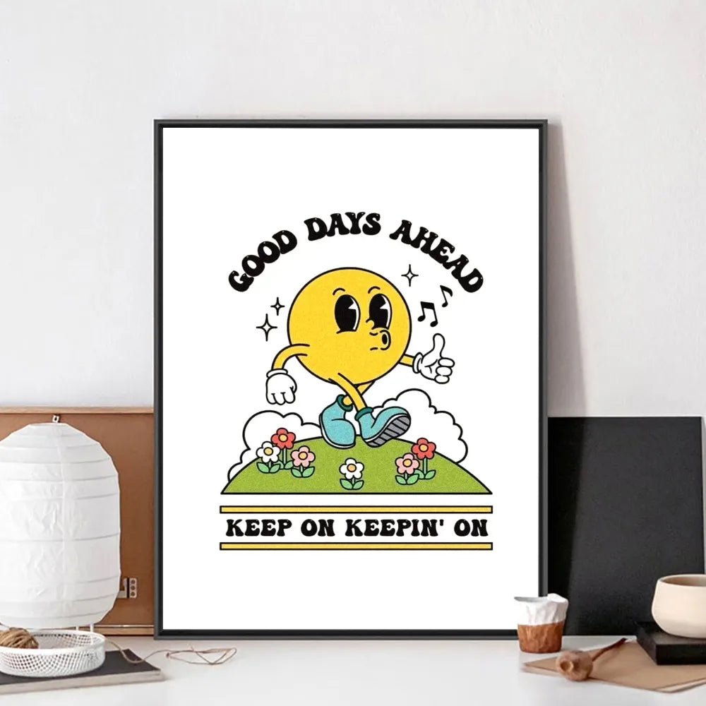 Optimistic Joyful Posters