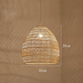 Bamboo Rattan Modern Pendant Light