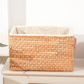 Lined Woven Storage Baskets
