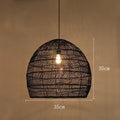 Bamboo Rattan Modern Pendant Light