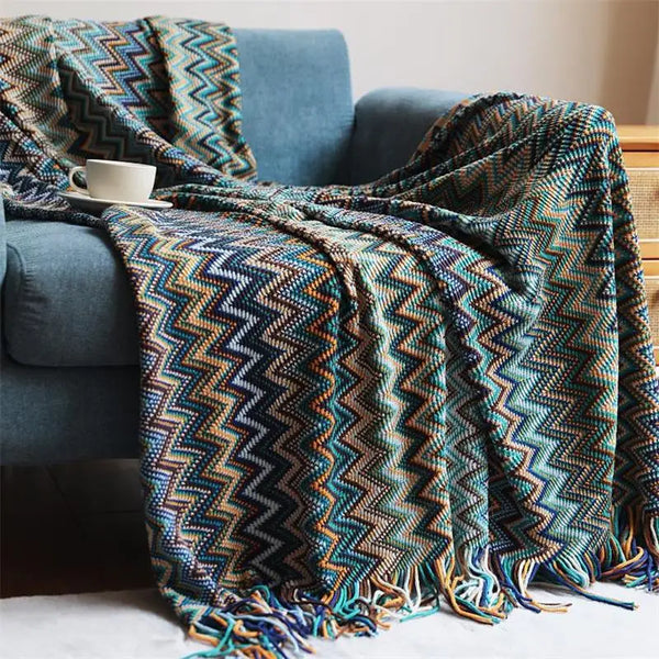 Chevron Inspired Throw Blankets