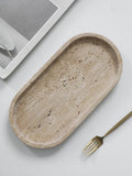 Minimalism Travertine Stone Vanity Tray