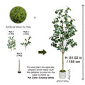 Faux Eucalyptus Tree