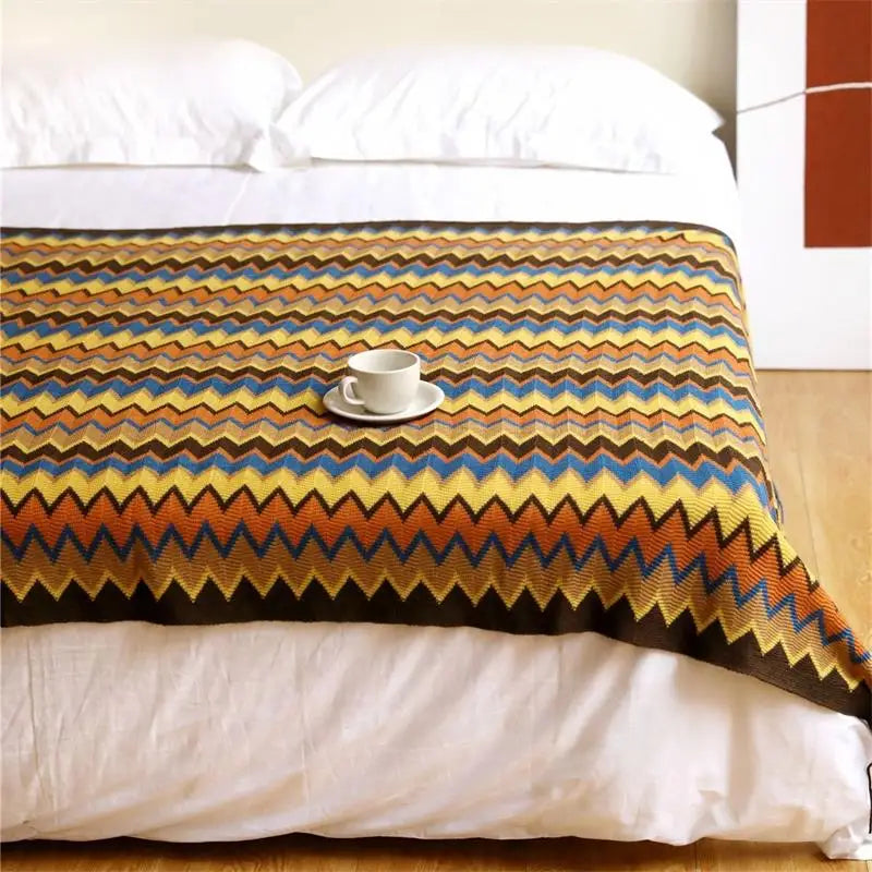 Chevron Inspired Throw Blankets