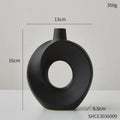 Nordic Style Ceramic Donut Vase