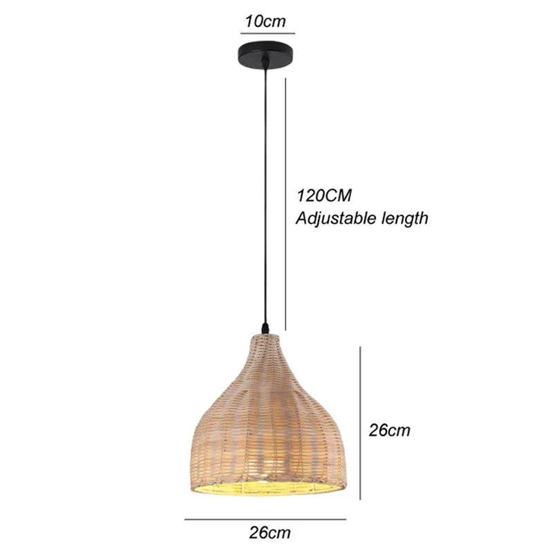 Bamboo LED Ceiling Light