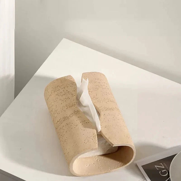 Travertine Tissue Holder