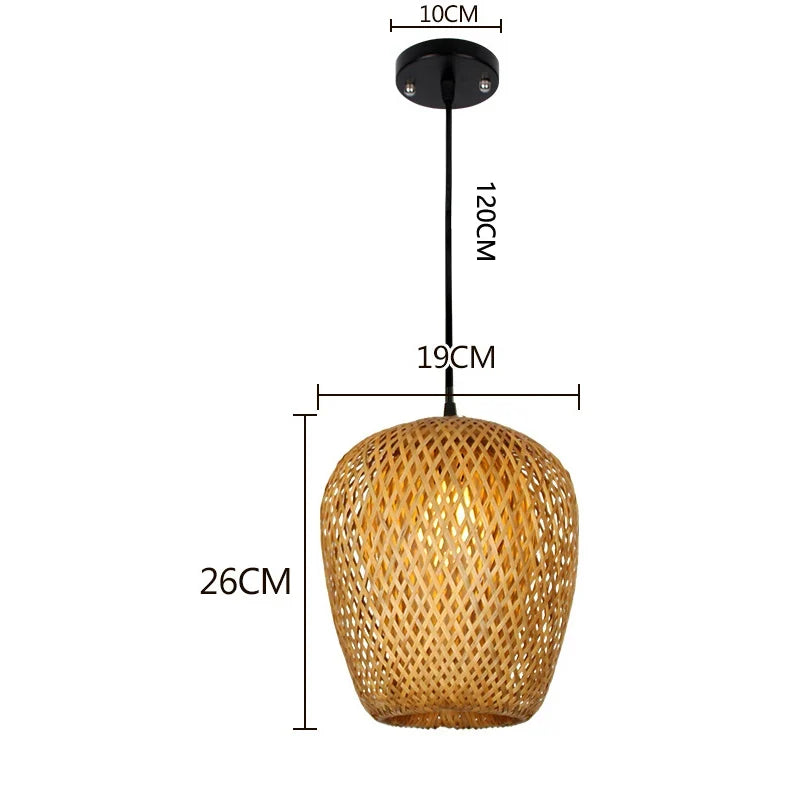 Bamboo LED Ceiling Light