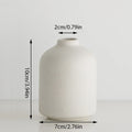White Ceramic Vases
