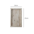 Minimalism Travertine Stone Vanity Tray
