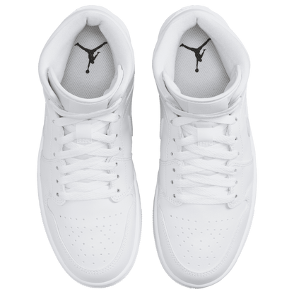 Jordan AJ 1 Mid 365 - Women's - White/White/White