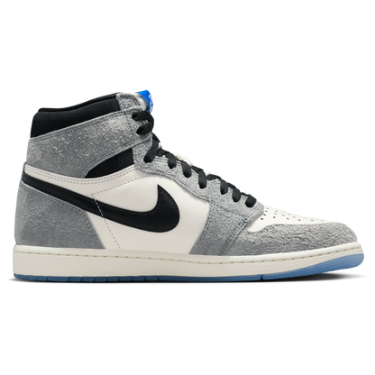 Jordan Retro 1 High OG - Men's - Cool Grey/Black/Game Royal