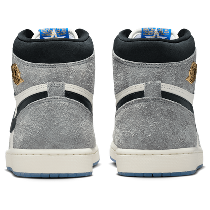 Jordan Retro 1 High OG - Men's - Cool Grey/Black/Game Royal