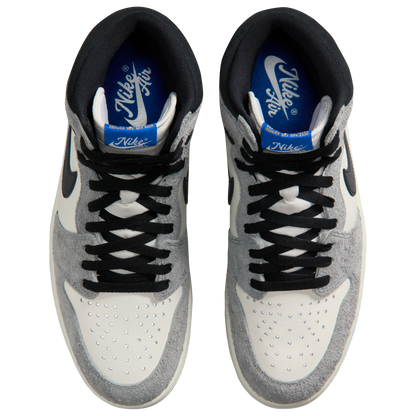 Jordan Retro 1 High OG - Men's - Cool Grey/Black/Game Royal