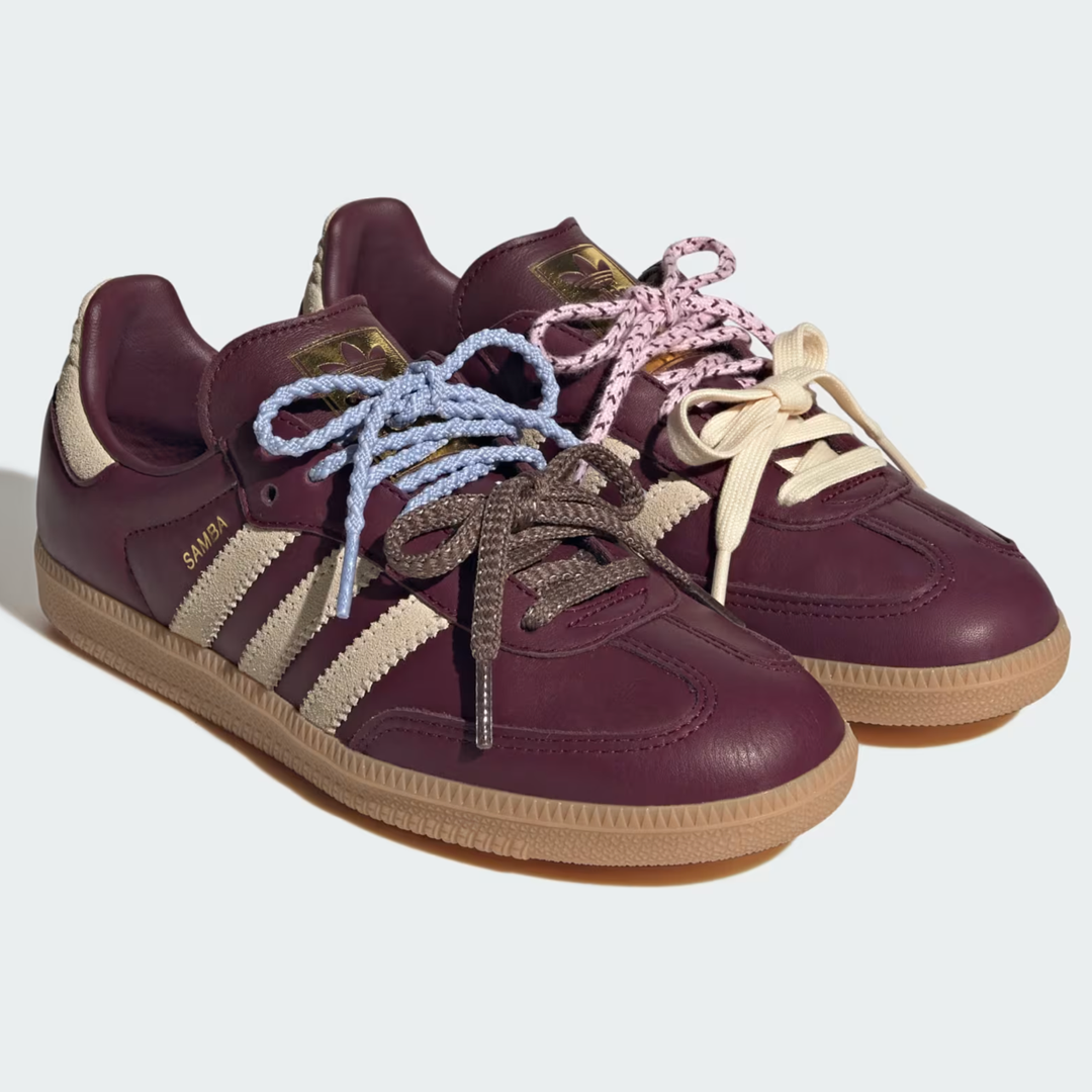 adidas Samba OG Maroon Warm Vanilla Women's