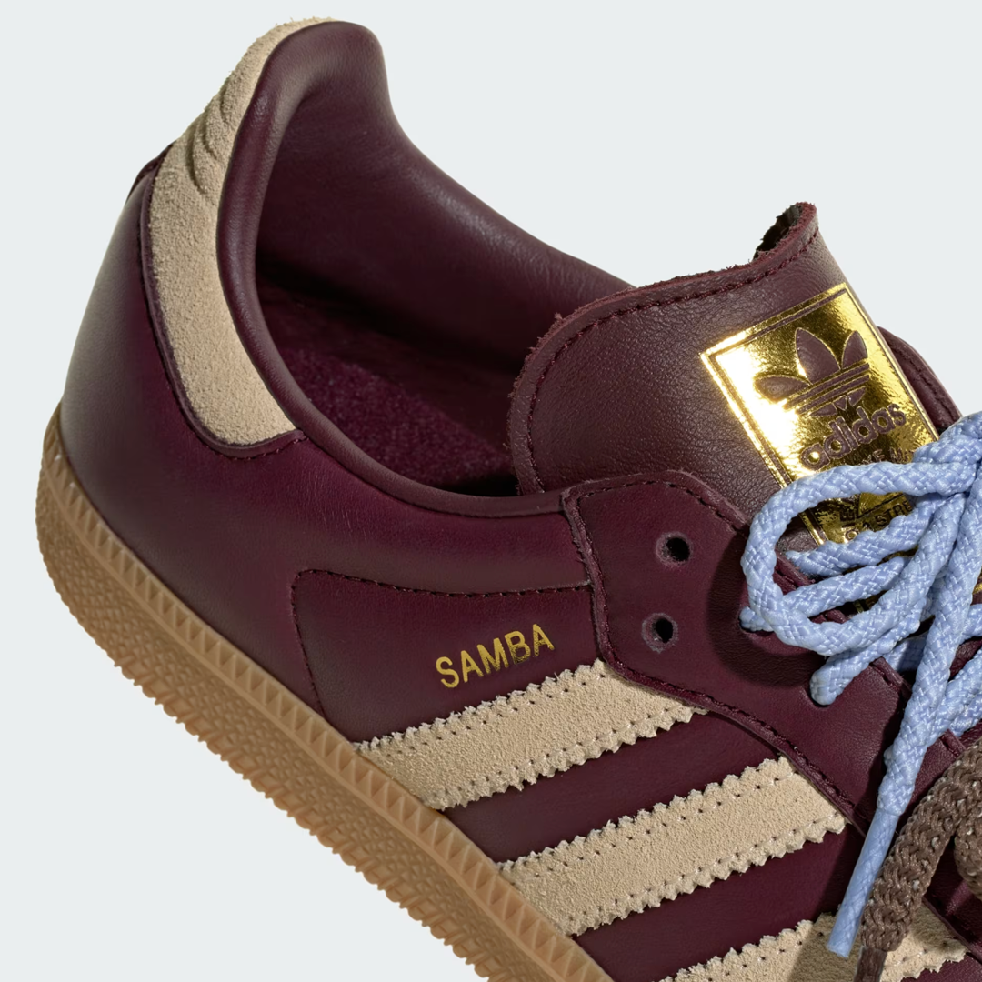 adidas Samba OG Maroon Warm Vanilla Women's