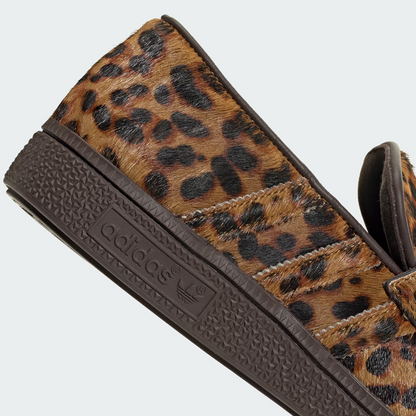 adidas Handball Spezial Loafer Leopard Print Dark Brown Women's