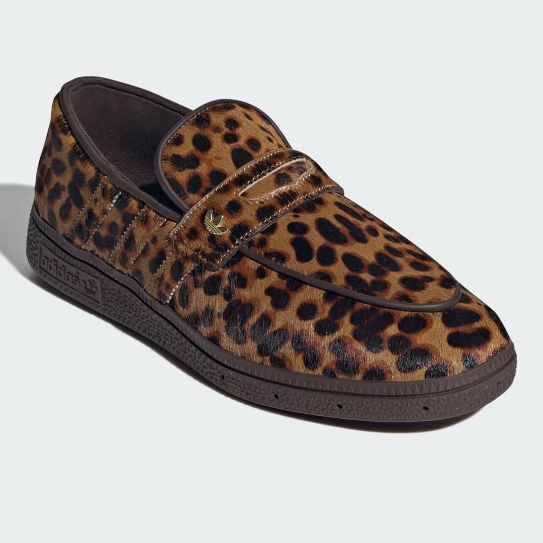 adidas Handball Spezial Loafer Leopard Print Dark Brown Women's