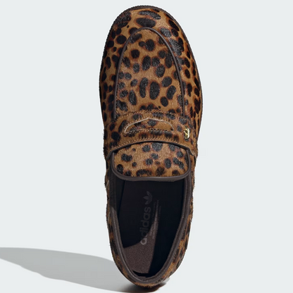 adidas Handball Spezial Loafer Leopard Print Dark Brown Women's