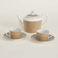 Mosaique au 24 Platinum & Gold Tea Set